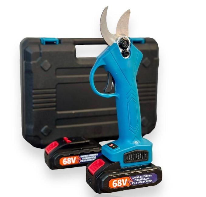 Секатор садовый аккумуляторный Domotec 68V АКБ 2 шт. в кейсе (27374743)