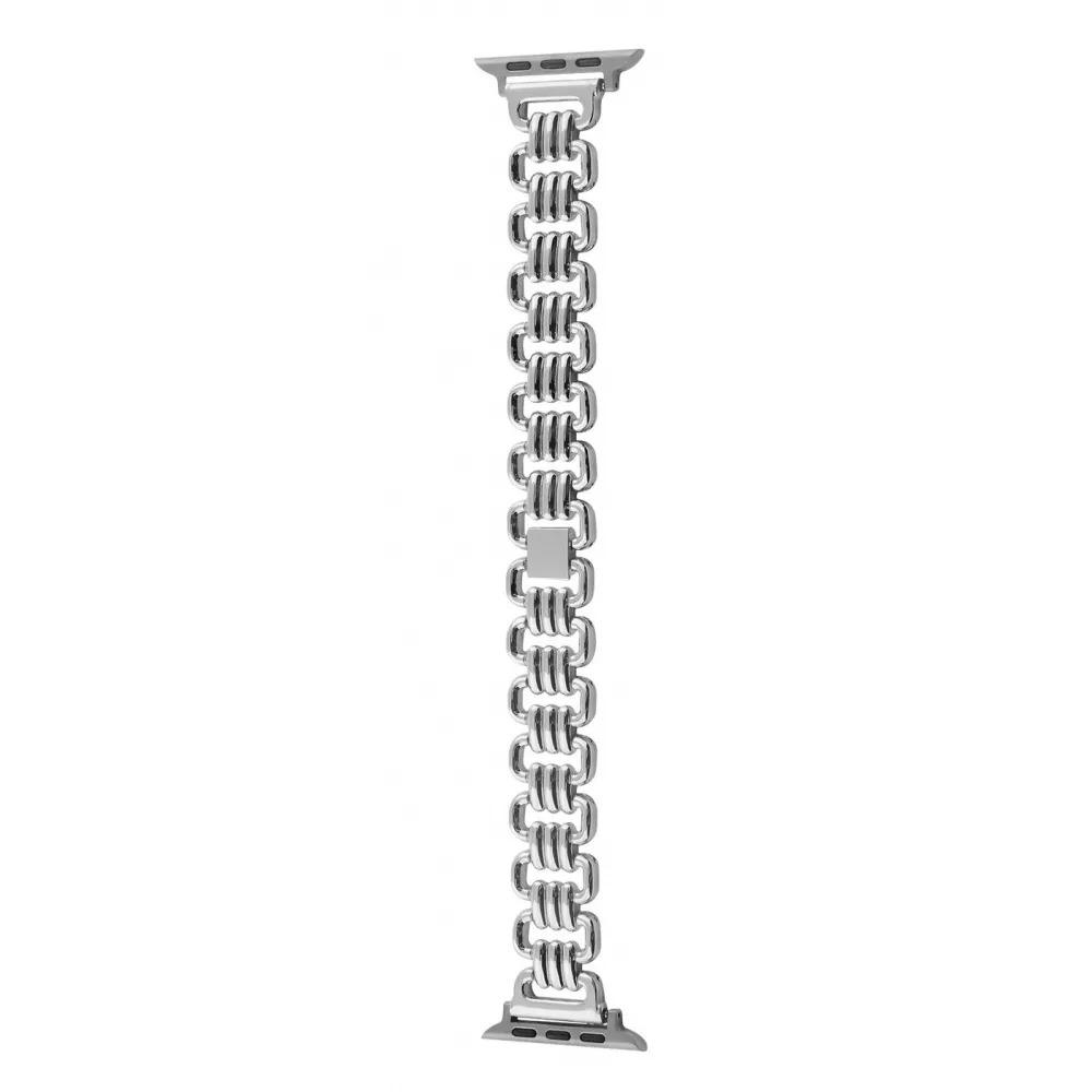 Ремешок PRC для смарт-часов Apple Watch Metal Ring 42/44/45/49 мм Silver (13968111)