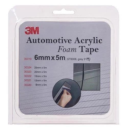 Скотч двосторонній 3М 30319 GT 6008 2 шт. по 6 мм х 5 м Grey