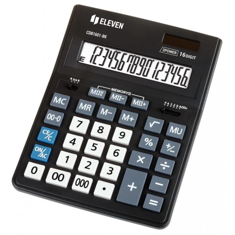 Калькулятор бухгалтерский Eleven CDB1601-BK