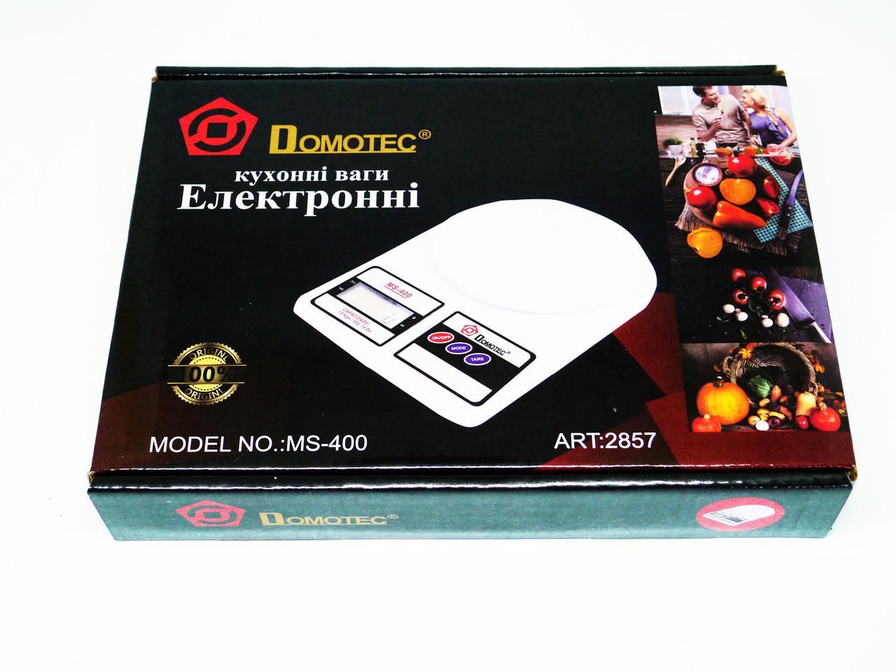 Ваги кухонні електронні Domotec MS-400 10 кг (4_00339) - фото 2