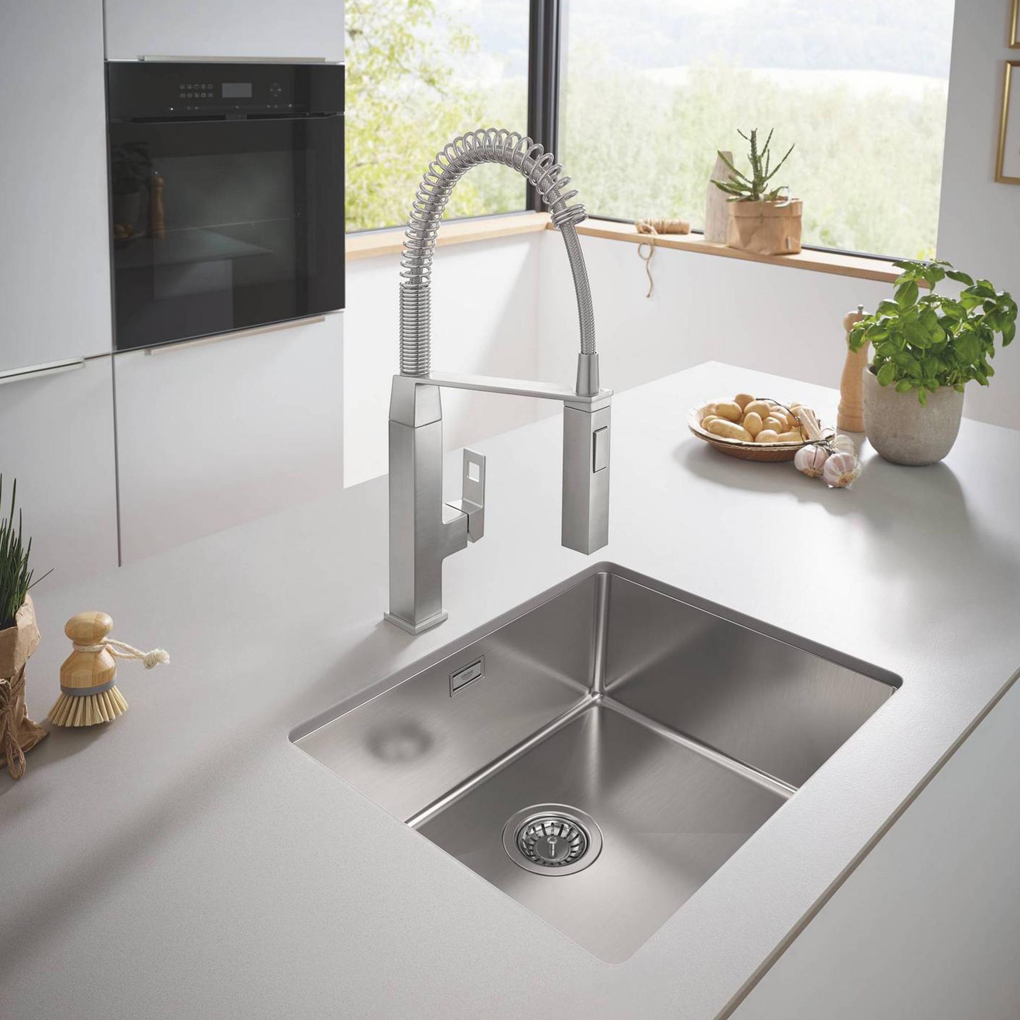 Мойка для кухни Grohe Sink K700U 31574SD1 550x450 мм матовая 1 мм (99195) - фото 3