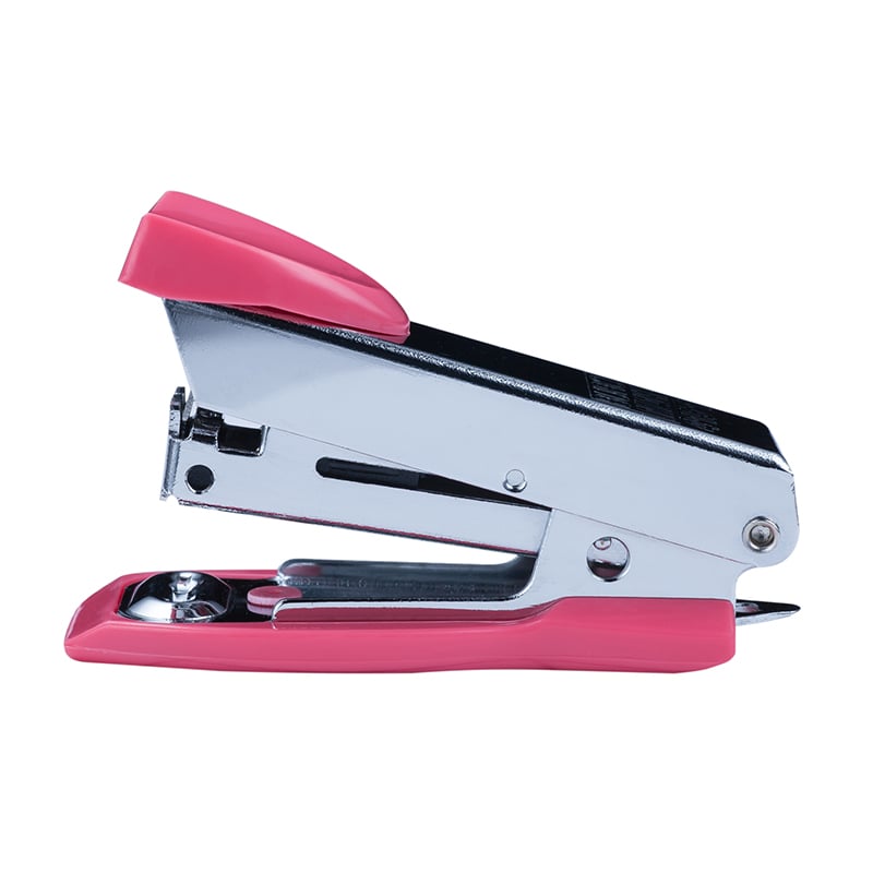 Степлер Buromax скобы №10 до 12 листов Розовый (BM.4151-10)