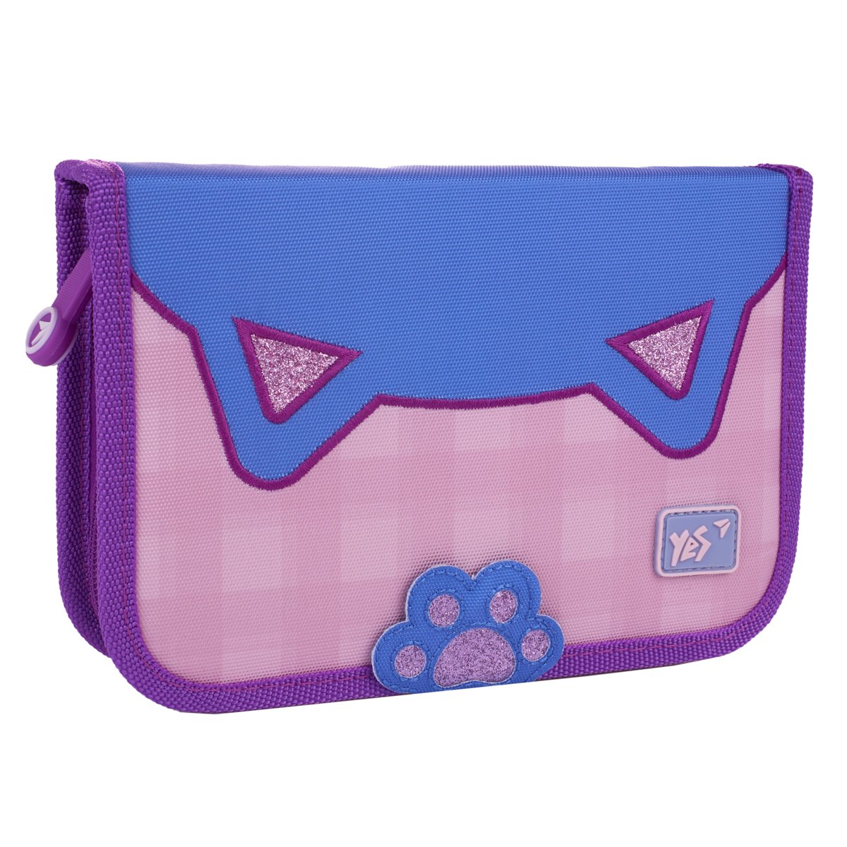 Пенал одинарный YES HP-03 Lovely Kitty 13х21х3 см Разноцветный (533657)