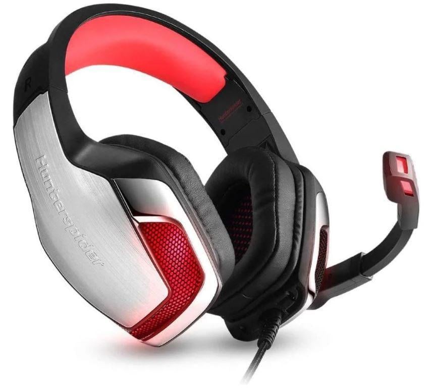 Наушники HUNTERSPIDER Gaming V4 Silver/Black (532565)