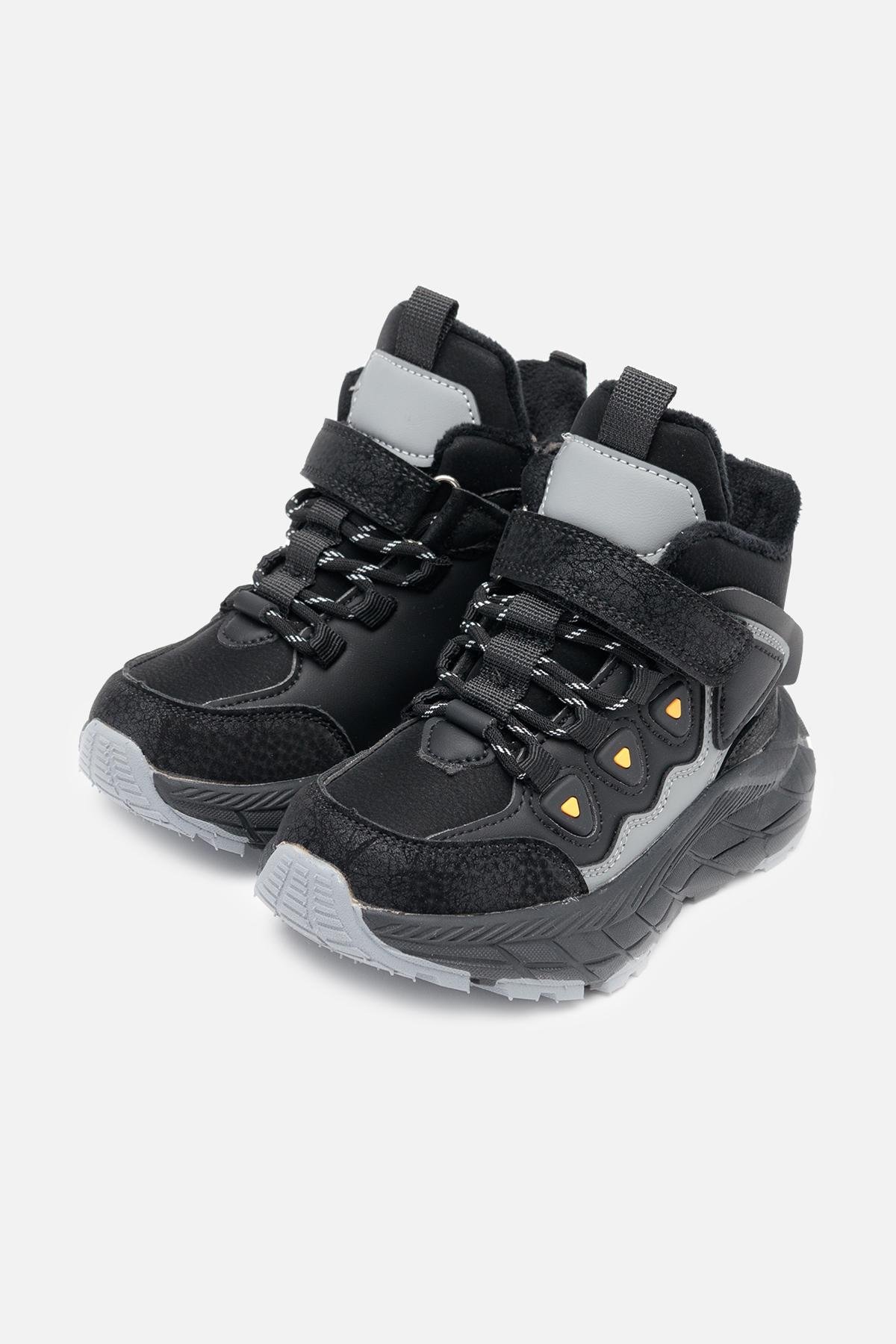 Черевики дитячі демісезонні ЦБ-00253144 для хлопчика р. 34 Чорний (29085910) - фото 3 Черевики дитячі демісезонні ЦБ-00253144 для хлопчика р. 34 Чорний (29085910) - фото 3