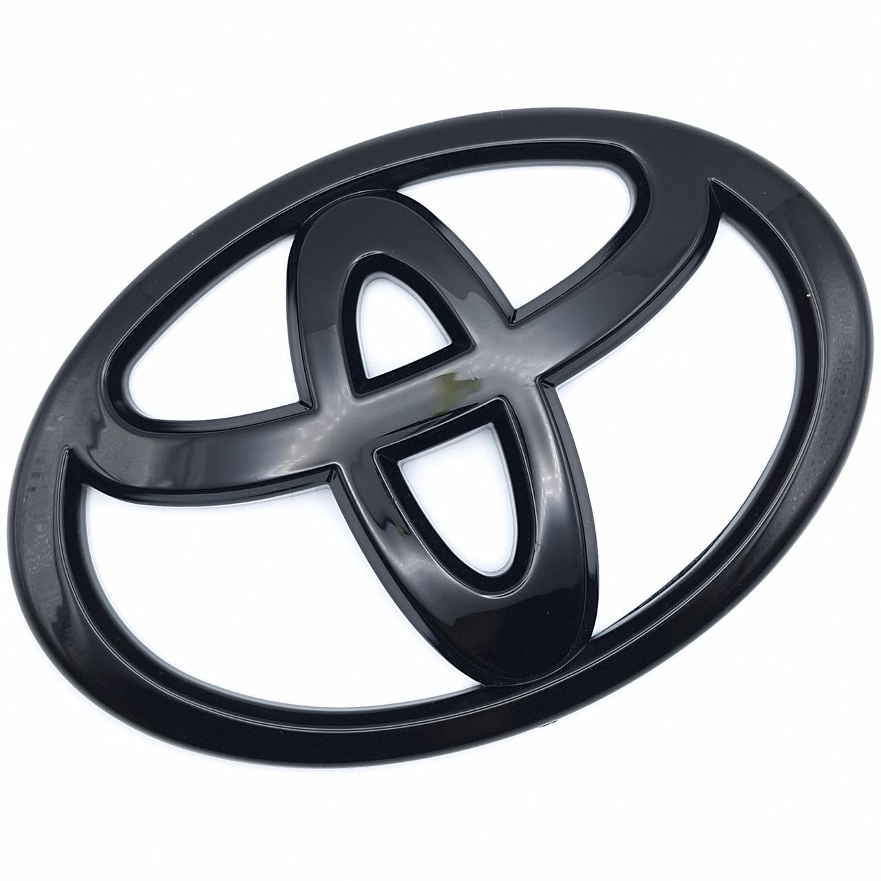 Эмблема Toyota 170х115 мм Черный глянцевый (2074712432)