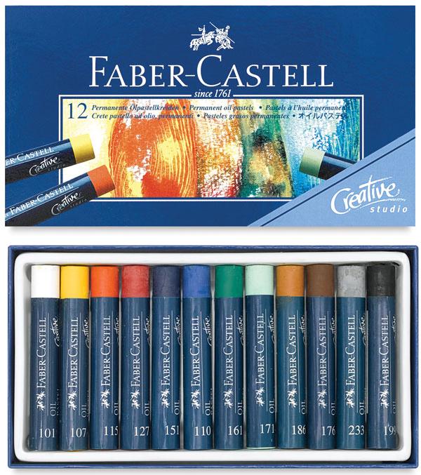 Пастели масляные Faber Castell Goldfaber 12 цв. (127012)