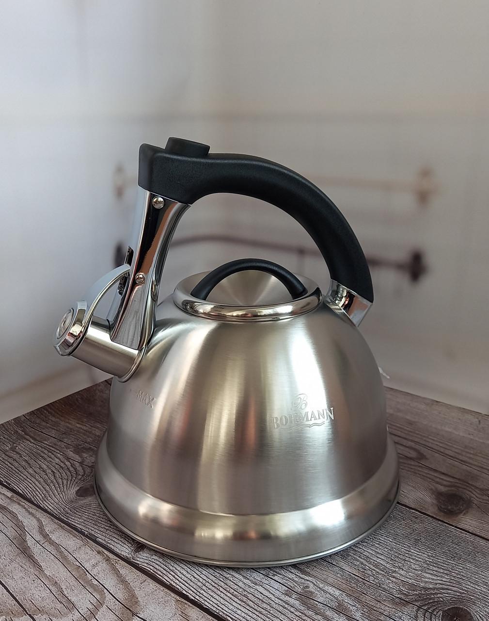 Чайник для плити Bohmann зі свистком 3,5 л (BH-8082)