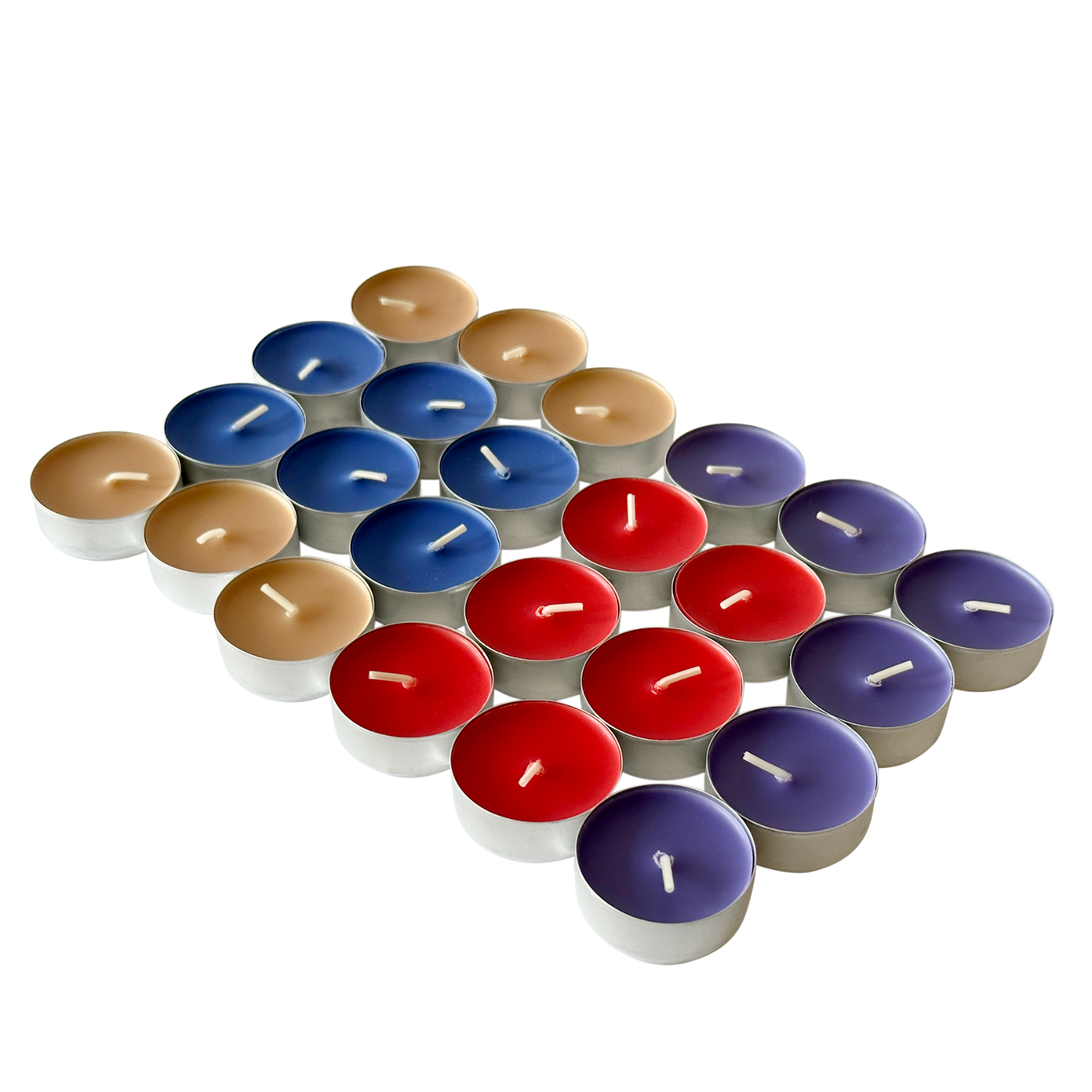 Арома свечи-таблетки 4 часов горения 24 шт. (2038)