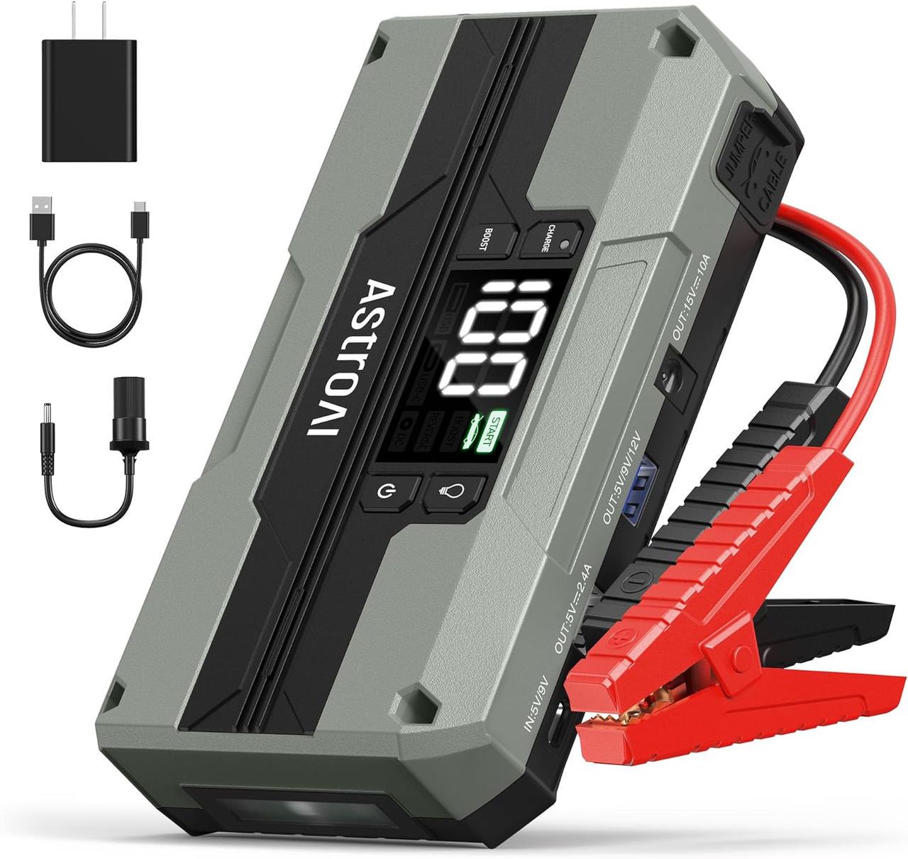 Пусковое устройство AstroAI T8 Jump Starter 2500А Grey (000853) Пусковое устройство AstroAI T8 Jump Starter 2500А Grey (000853)