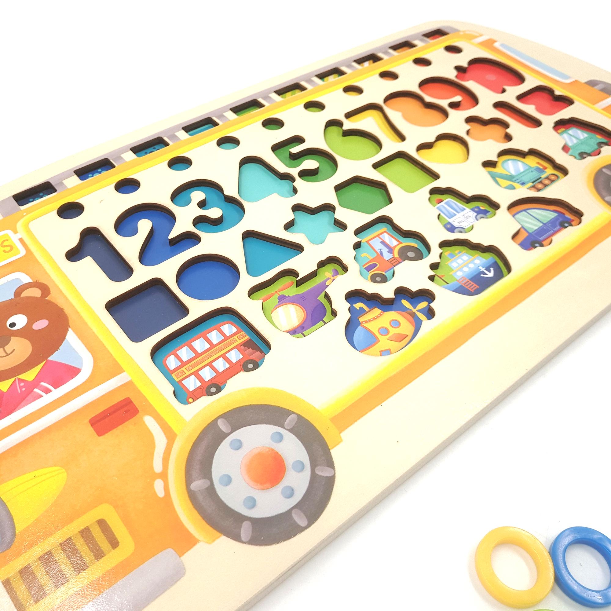 Сортер Fun Game 40 см Математик Різнокольоровий (126255) - фото 5 Сортер Fun Game 40 см Математик Різнокольоровий (126255) - фото 5