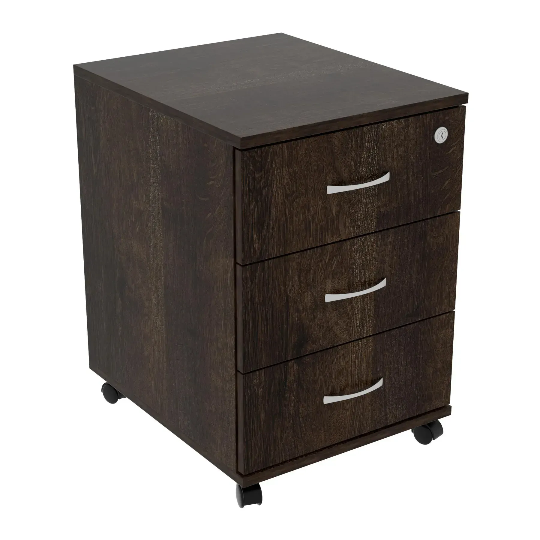 Тумба офисная Kontinent ТМ-2 на колесиках 400х480х590 мм Дуб Конкордия (81792458)