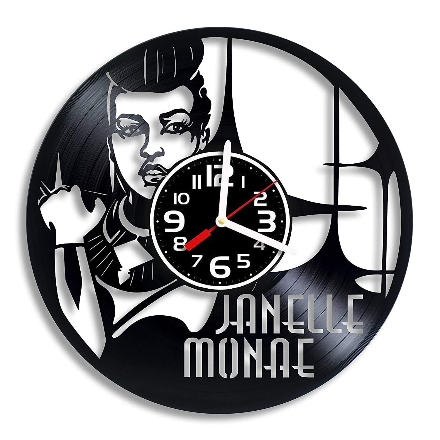 Часы настенные Жанель Монэ 2931 из виниловой пластинки