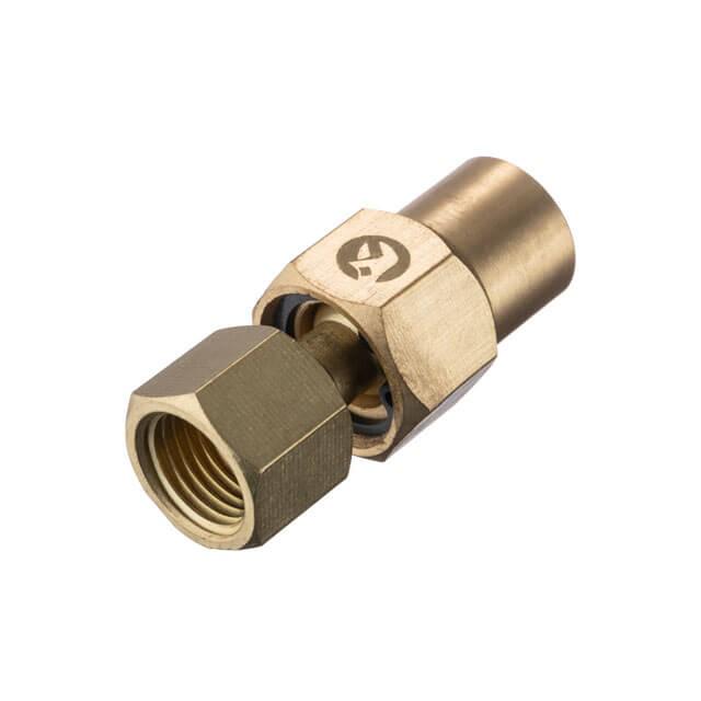 Шарнір поворотний Intertool PT-2209 внутрішнє різьблення 1/4"-1/4" латунь (130210) - фото 2 Шарнір поворотний Intertool PT-2209 внутрішнє різьблення 1/4"-1/4" латунь (130210) - фото 2