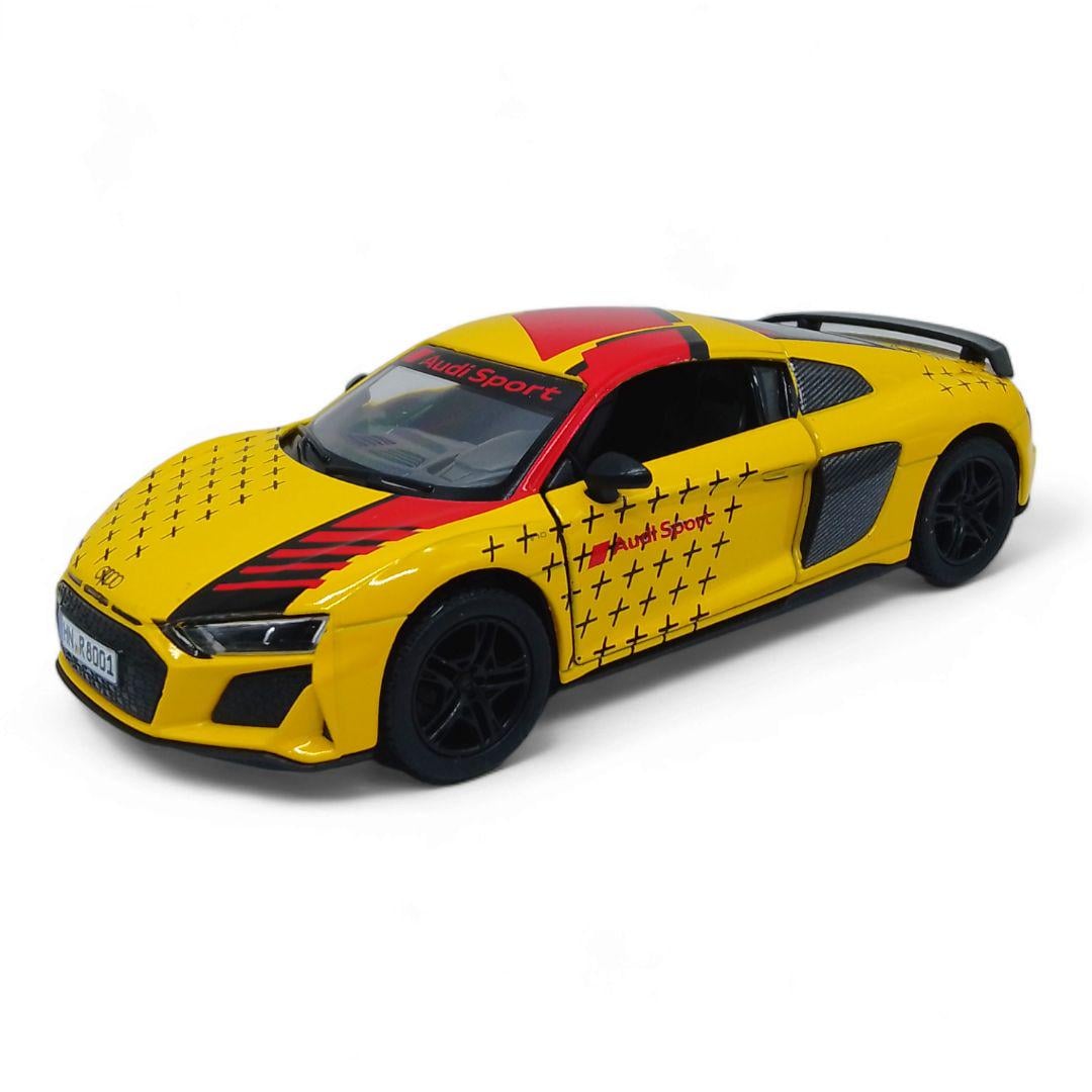 Машинка Kinsmart Audi R8 Coupe 5 Жовтий