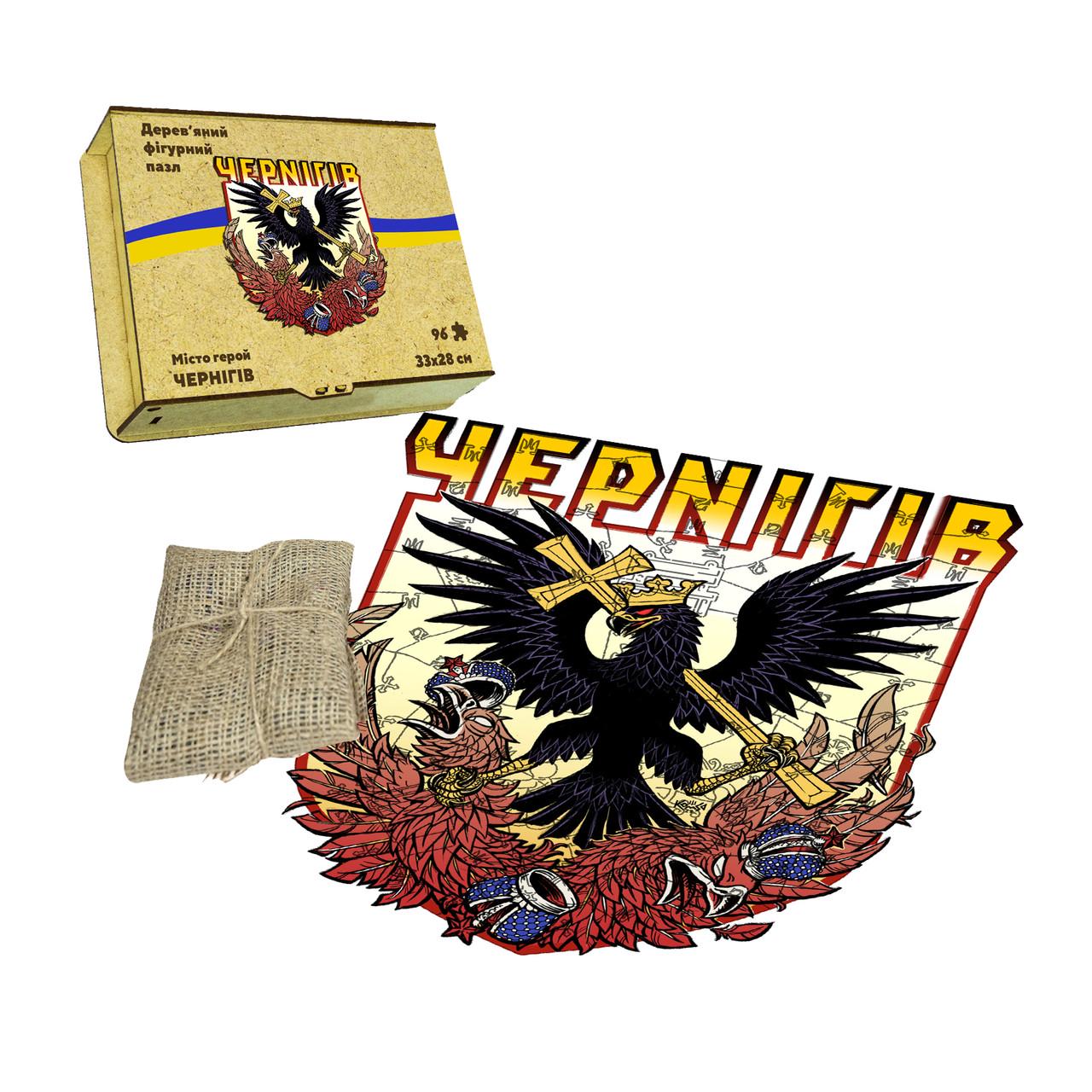 Пазл дерев'яний Місто Герой Чернігів А1 (883-5) - фото 2