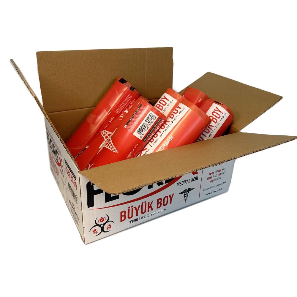 Пакеты Sanpreis для утилизации медицинских отходов 90 л 100 мкм 10 шт. Красный - фото 2 Пакеты Sanpreis для утилизации медицинских отходов 90 л 100 мкм 10 шт. Красный - фото 2