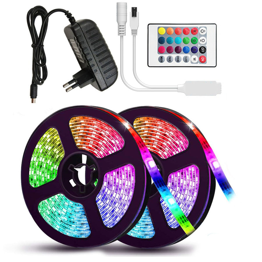 Светодиодная лента 5050 RGB LED с контроллером 5 м (4097311896) - фото 2