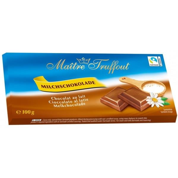 Шоколад молочний Maître Truffout 100 г (042522)