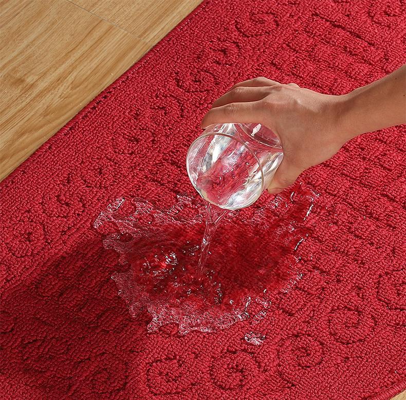 Коврик придверный полукруглый 14228 38х58 см Бордовый (4705747) - фото 2