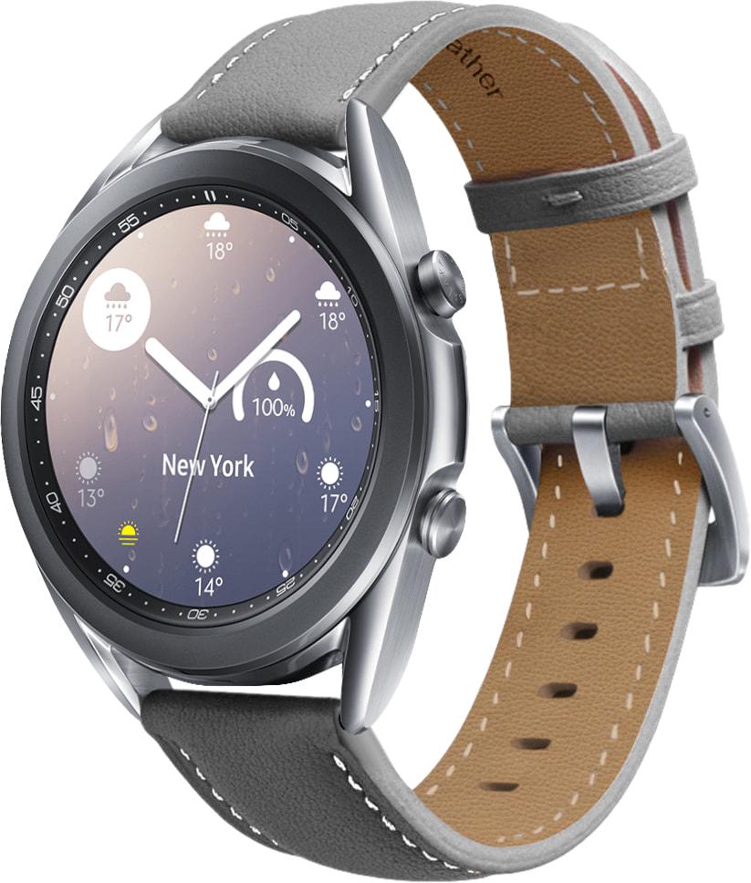 Ремешок кожаный Folsa для Galaxy Watch 3 41 мм Grey (31515-33)