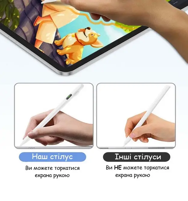 Стилус для малювання та письма на планшеті/телефоні Stylus Pen IOS/Android/Windows - фото 3