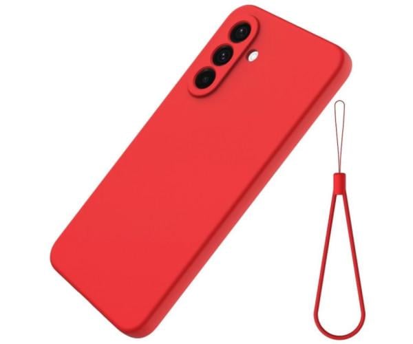 Чехол - накладка Silicone Cover Full для Samsung Galaxy A36 5G Красный Чехол - накладка Silicone Cover Full для Samsung Galaxy A36 5G Красный