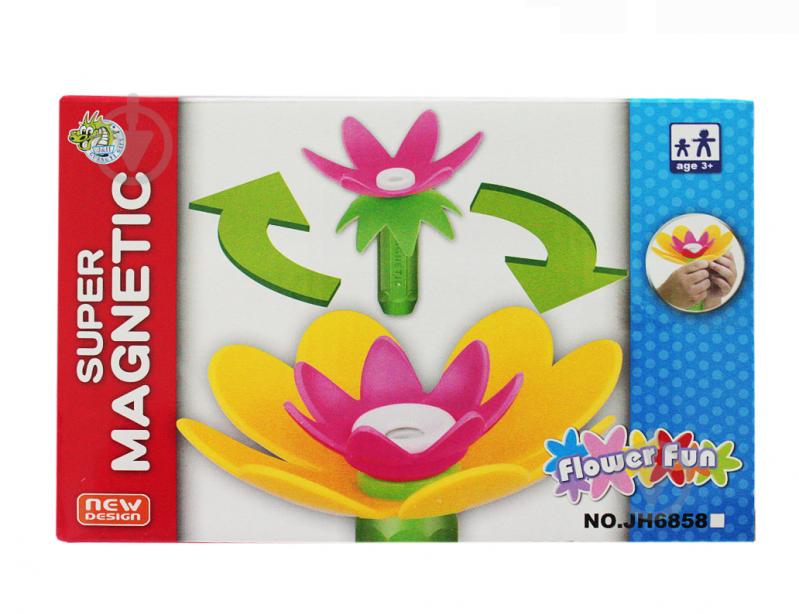Конструктор магнитный Цветочек GUAGYI GIFT (JH685)