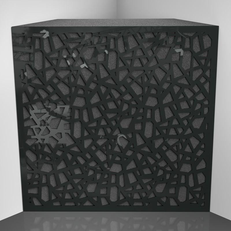 Бас ловушка Ecosound EcoArt Plastic 50х50 см 100 мм Черный (1513)