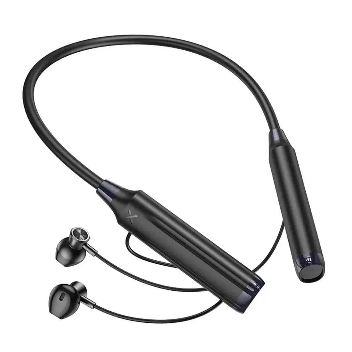 Наушники Borofone BE64 Perfect Neckband BT earphones Black - фото 4