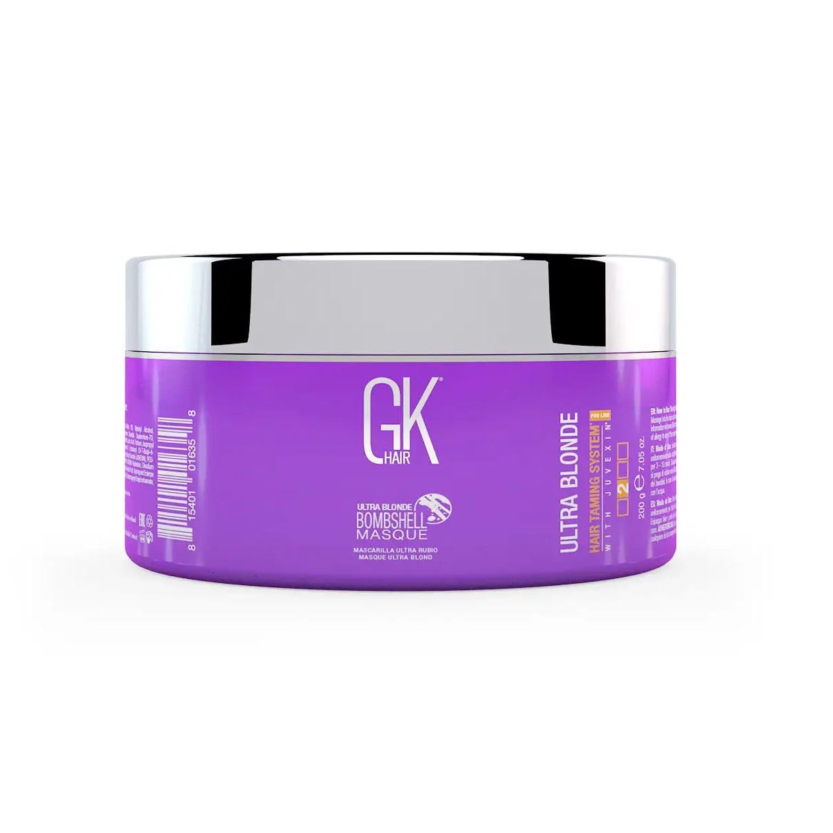 Маска для покраски в холодный блонд Ultra Blonde Bombshell Masque GKhair 200 мл (815401016358)