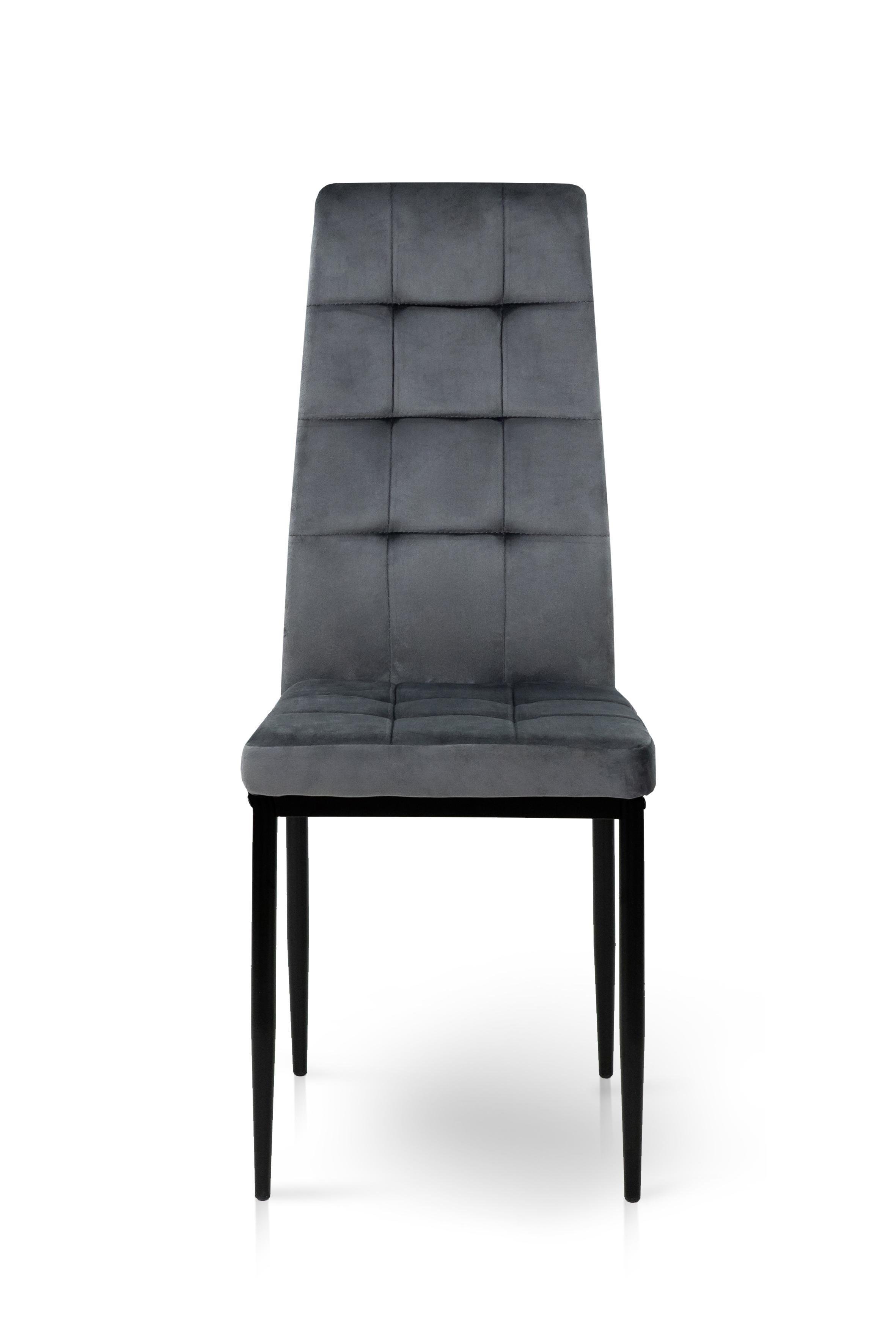 Стілець для кухні та вітальні ГРЕЙС Айс 410х980х510 мм Чорний/Темно-сірий (GAА0057601) - фото 1 Стілець для кухні та вітальні ГРЕЙС Айс 410х980х510 мм Чорний/Темно-сірий (GAА0057601) - фото 1