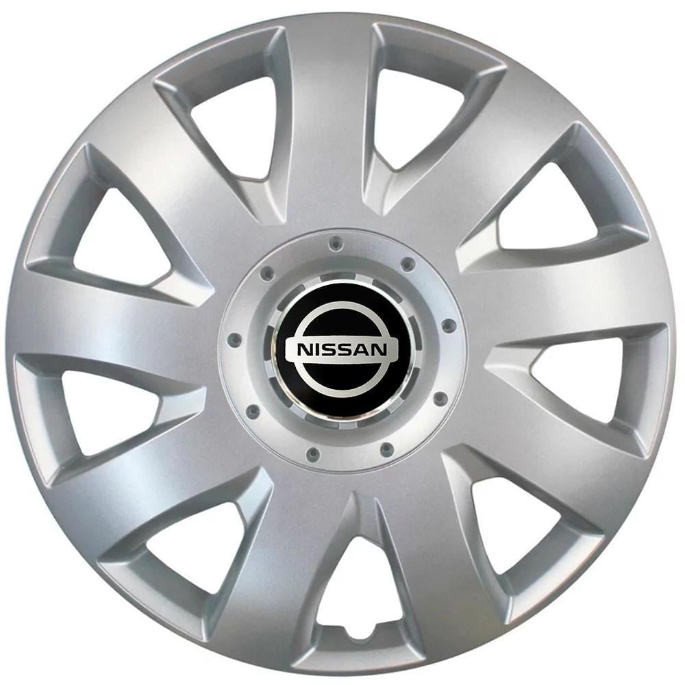 Колпаки SJS R16 с логотипом Nissan 426 4 шт. Серебристый (2654555198)