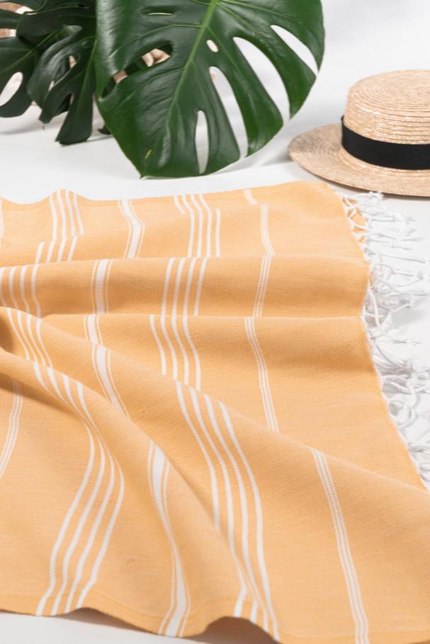 Рушник Peshtemal Beach Pool Spa 100х180 см Жовтий (86229098) - фото 8 Рушник Peshtemal Beach Pool Spa 100х180 см Жовтий (86229098) - фото 8