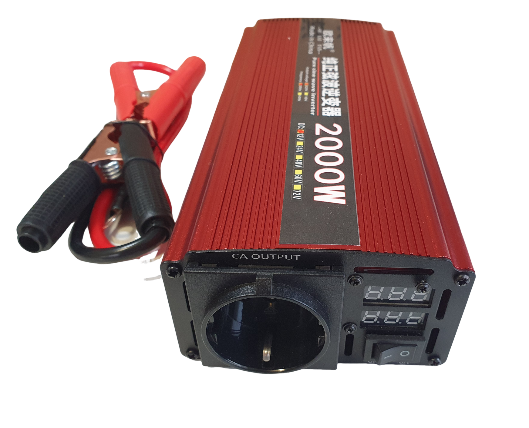 Инвертор с чистым синусом 2000W Red