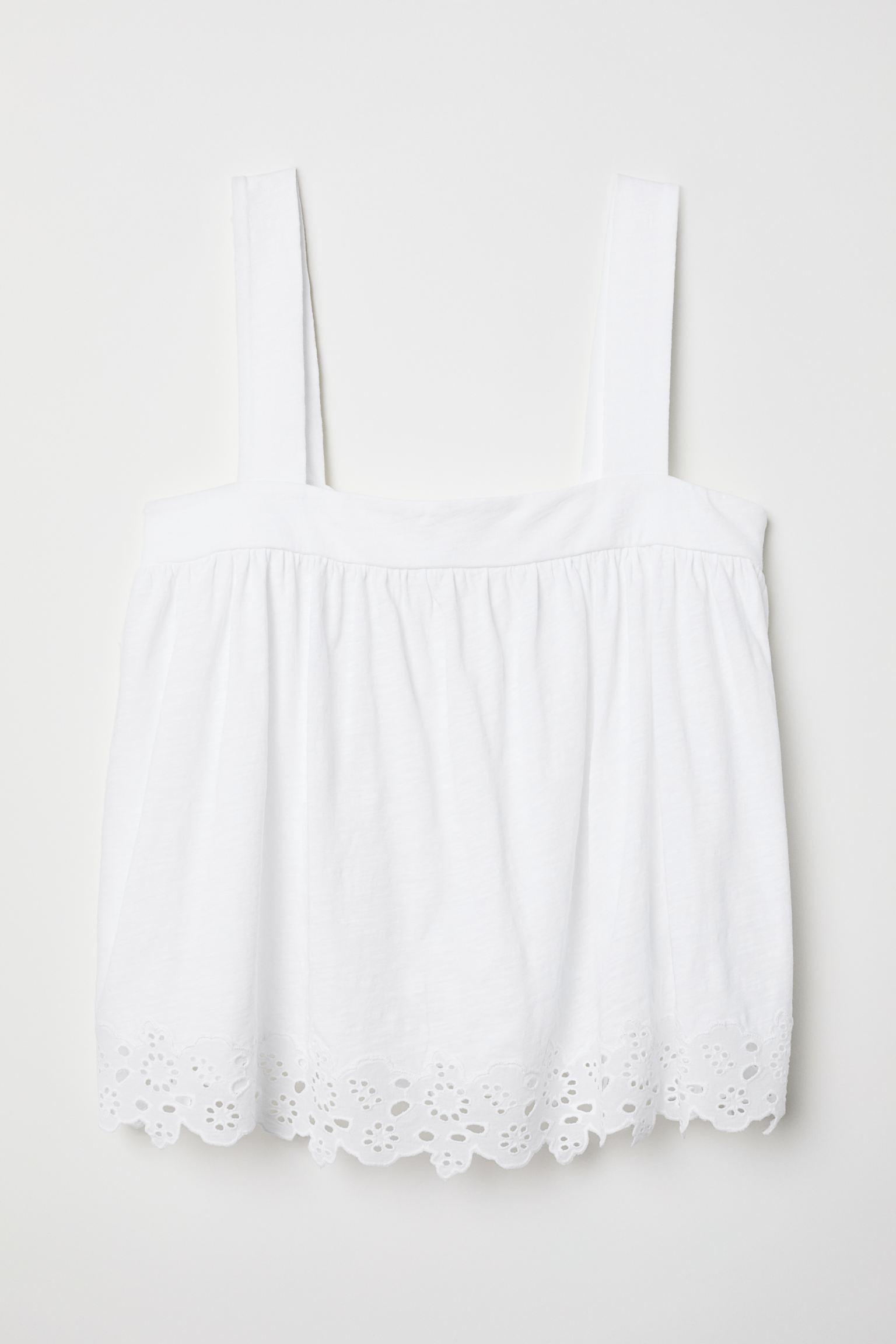 Топ с вышивкой L Белый (6643908dlog)