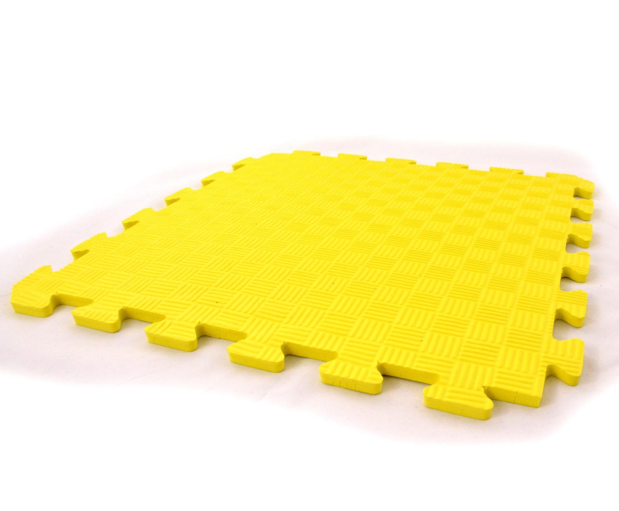 Игровой коврик-пазл детский OSPORT FI-0009 50х50 см х 10 мм Желтый (18234)