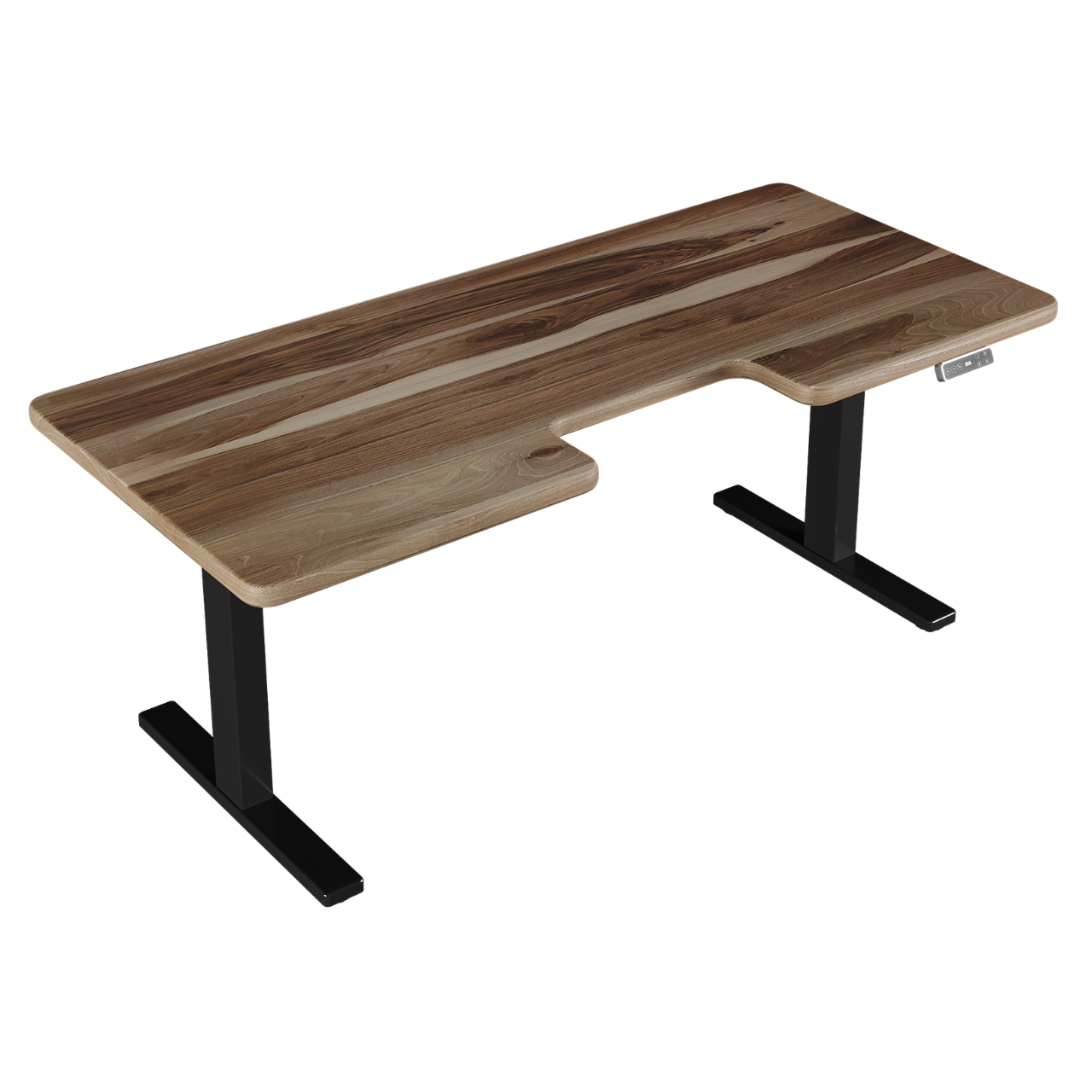 Стол TEHNOTABLE BestFit Pro с регулировкой высоты и столешницей из натурального ореха с эргономическим вырезом 1800x820x40 мм (005-19-01/020-17-03) Стол TEHNOTABLE BestFit Pro с регулировкой высоты и столешницей из натурального ореха с эргономическим вырезом 1800x820x40 мм (005-19-01/020-17-03)