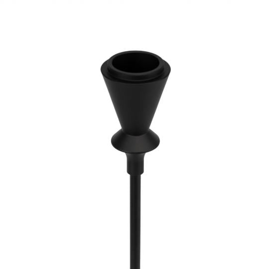 Набір підсвічників металевих Чорний мінімалізм 3 шт. 34х29х24 см Чорний (90805) - фото 5 Набір підсвічників металевих Чорний мінімалізм 3 шт. 34х29х24 см Чорний (90805) - фото 5