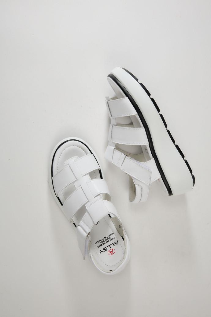 Босоніжки жіночі ALLSY шкіряні р. 41 Білий (195209) - фото 2 Босоніжки жіночі ALLSY шкіряні р. 41 Білий (195209) - фото 2