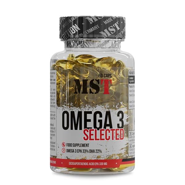 Омега для спорта MST Nutrition Omega 3 Selected 55% 60 капс. (000025153)