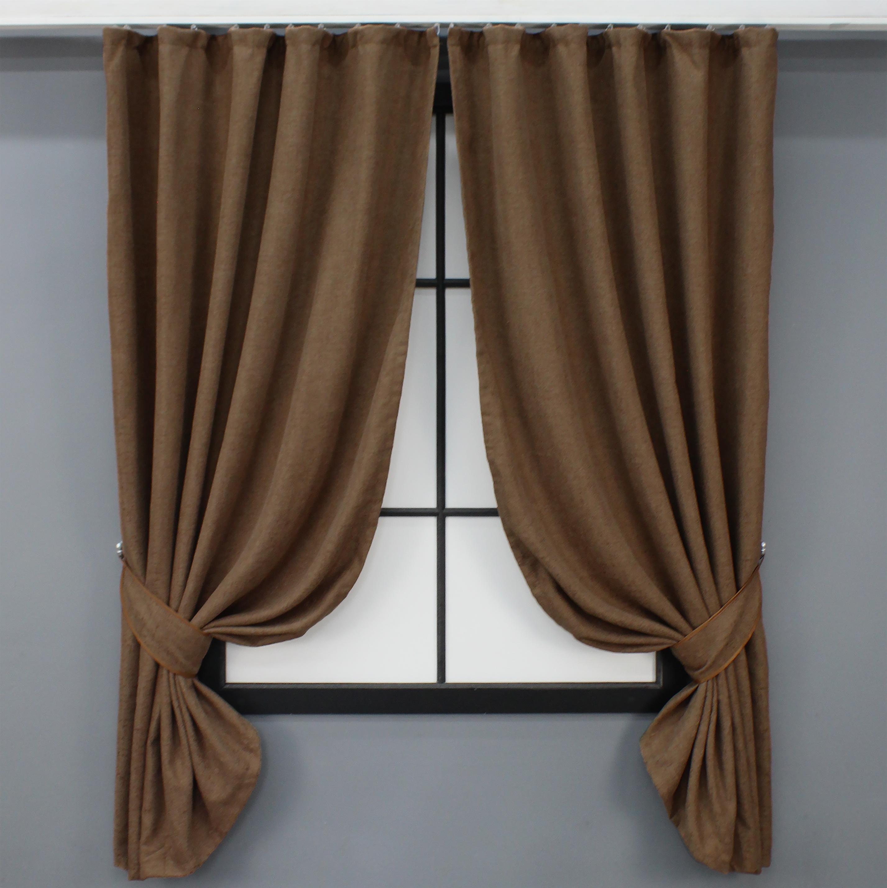 Комплект коротких штор VR-Textil Лен № 1429ш 130х170 см 2 шт. Коричневый (35-0178) Комплект коротких штор VR-Textil Лен № 1429ш 130х170 см 2 шт. Коричневый (35-0178)