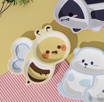 Тарілка дитяча меламінова Бджола 3,3х21,8х26,9 см Жовтий (18560) - фото 4 Тарілка дитяча меламінова Бджола 3,3х21,8х26,9 см Жовтий (18560) - фото 4