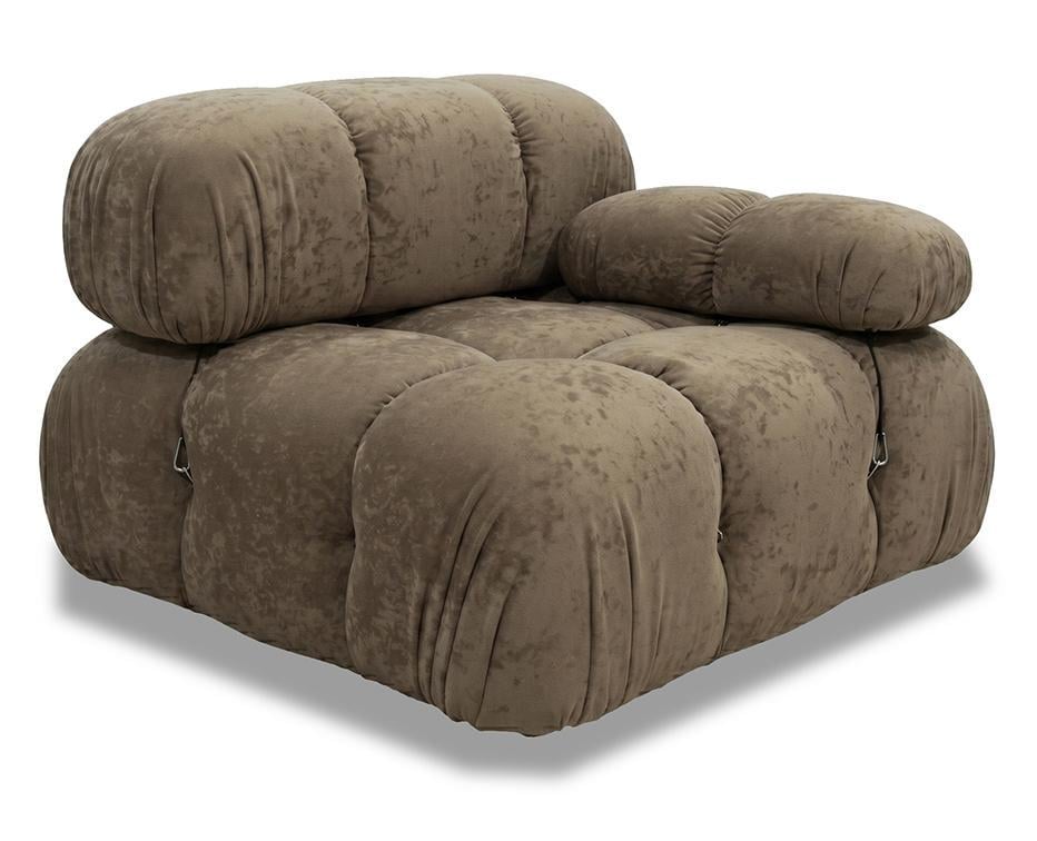 Диван модульный Bradley Coffee спинка/подлокотник 90х90х70 см Brown (rich_sofa_00014)