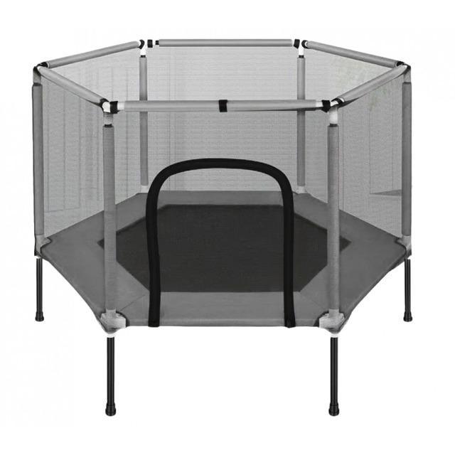 Батут-манеж детский Atleto с сеткой 125 см Серый (KRB03) - фото 2 Батут-манеж детский Atleto с сеткой 125 см Серый (KRB03) - фото 2