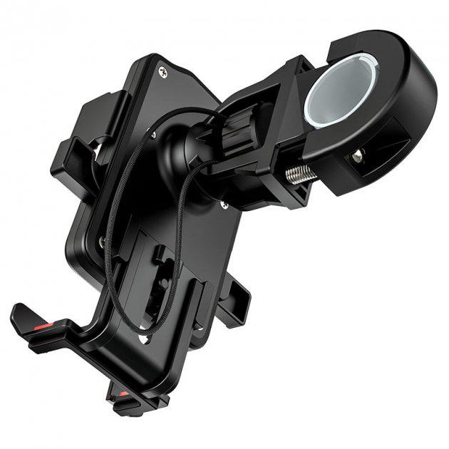 Универсальный держатель для велосипеда Hoco Flying One-touch CA73 Black/Red (3370790c) - фото 4