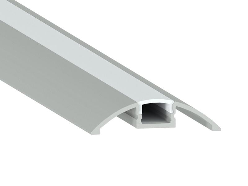 Профиль алюминиевый анодированный LEDUA АЛ-20-1 + рассеиватель для LED ленты накладной 1 м (3977)