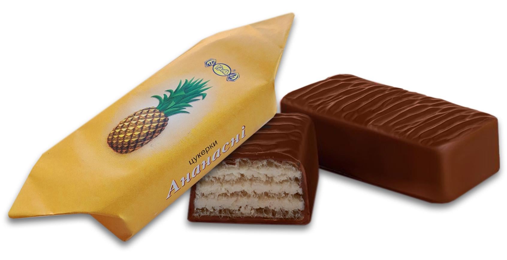 Цукерки Ріконд Ананасні 2,5 кг (28744)