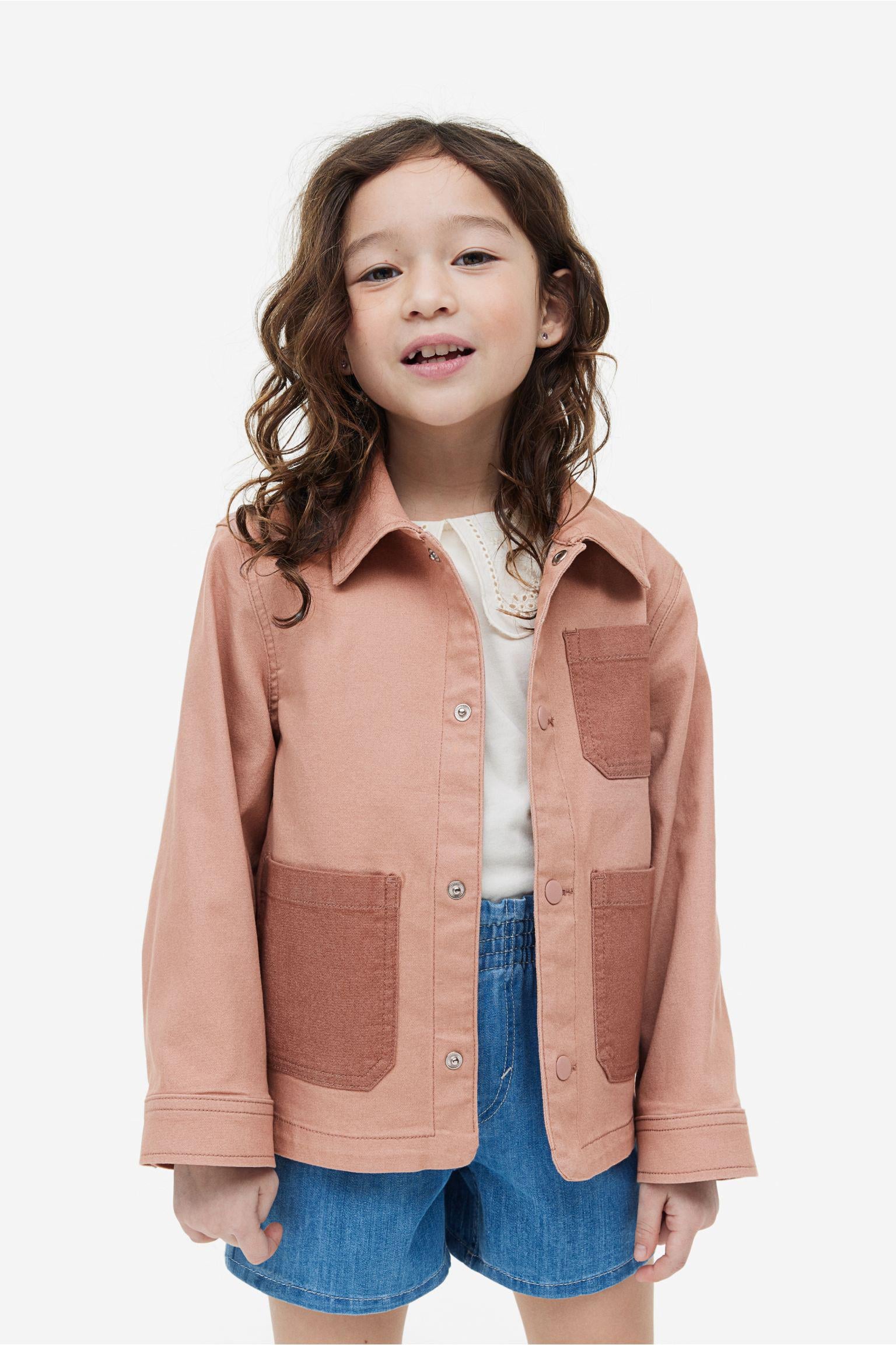 Куртка джинсова H&M 134-140 см Пудра (EA28111136656)